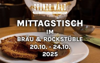 Mttagstisch im Bräu & Rockstüble – 20.10. – 24.10.