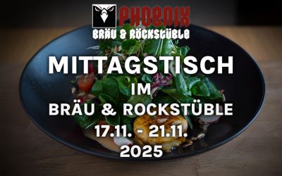 Mittagstisch im Bräu & Rockstüble – 17.11. – 21.11.